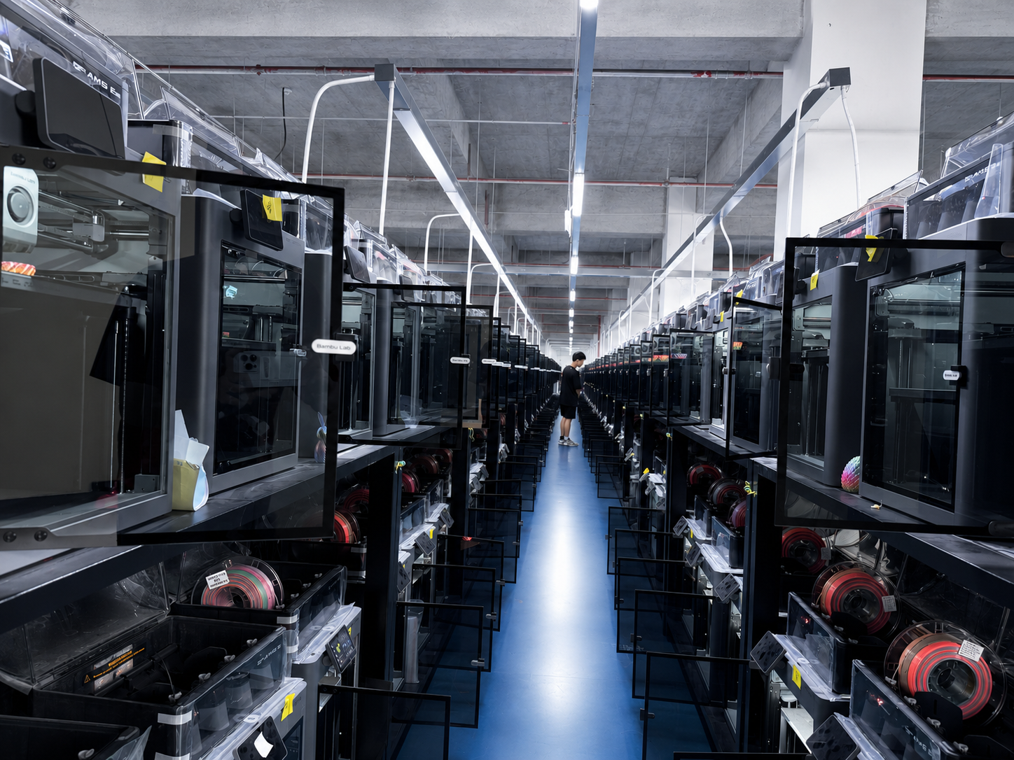 Representative production line for functional automotive accessories